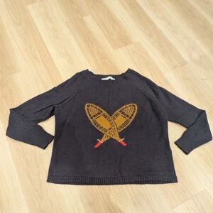 Woolrich Wool Molehair Blend Snow Shoe Sweater Size XL